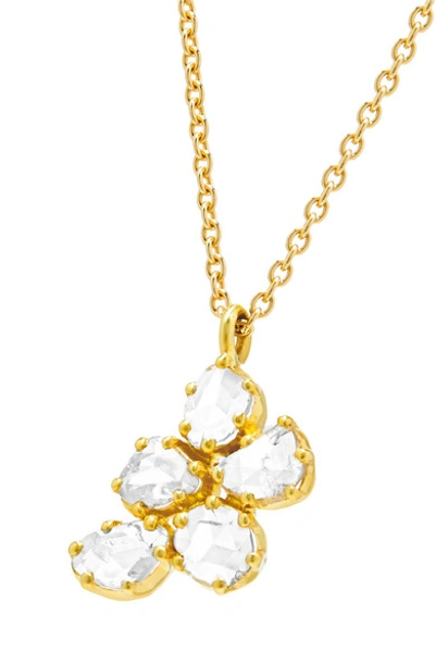 Shop Pippa Small 18-karat Gold Diamond Necklace