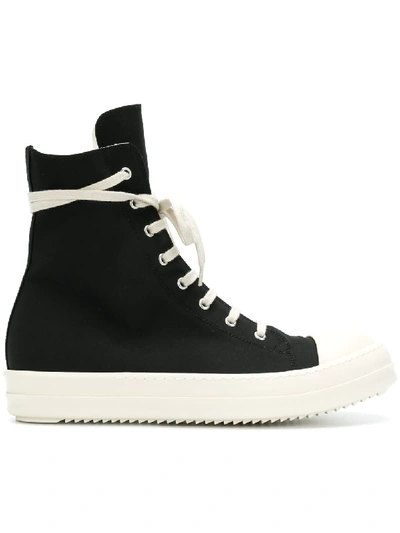 Shop Rick Owens Drkshdw Hi-top Sneakers - Black