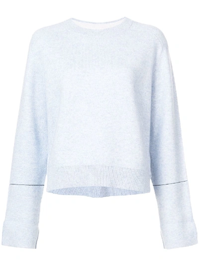 Shop Proenza Schouler Crew-neck Fitted Sweater