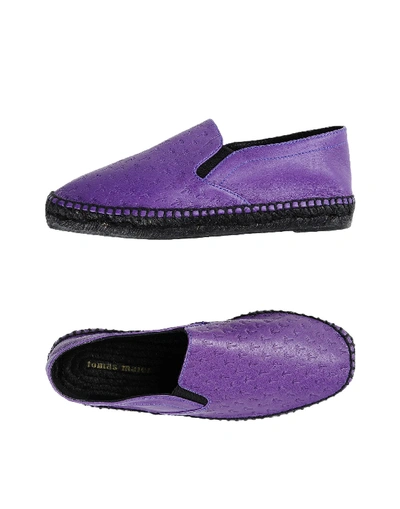 Shop Tomas Maier Espadrilles In Purple
