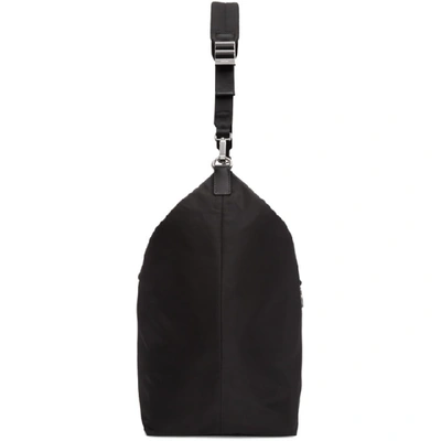 Shop Prada Black Nylon Messenger Bag In F0002 Nero