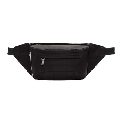 Shop Prada Black Belt Bag In F0002 Nero