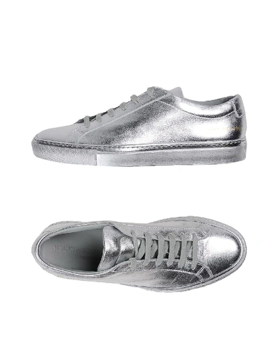 Shop Common Projects Sneakers In Silver