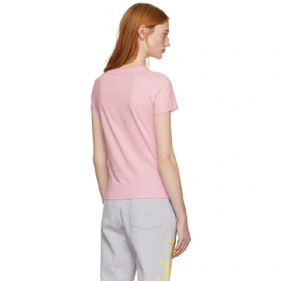 Shop Kenzo Pink Eye Logo T-shirt In 32 - Light