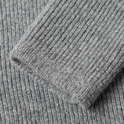 Shop Armor-lux 74732 Heritage Crew Knit In Grey