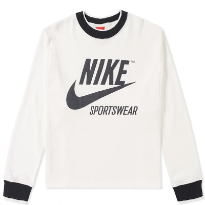 Nike Women's Sportswear Archive Crew Sweatshirt, White | ModeSens