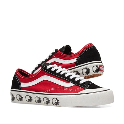Vans Red And Black Style 36 Deacon Dane Reynolds Sneakers | ModeSens