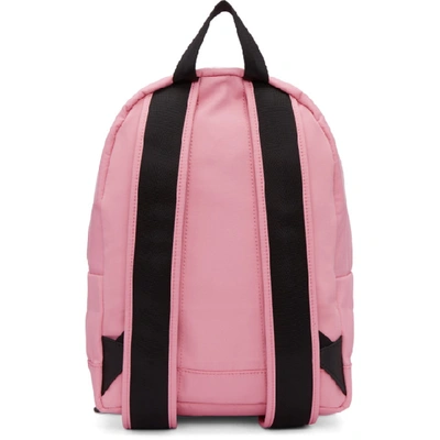 Shop Kenzo Pink Small Logo Backpack