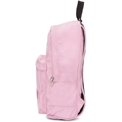 Shop Kenzo Pink Small Tiger Backpack In 32 - Kanvas