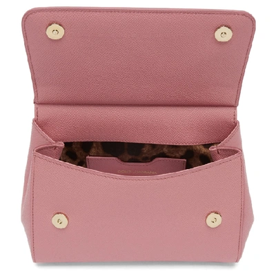 Shop Dolce & Gabbana Dolce And Gabbana Pink Love Sicily Bag In 8h401 Rosa