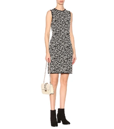 Shop Max Mara Park Floral Jacquard Dress In Black