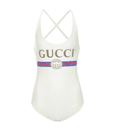 Shop Gucci Printed Swimsuit