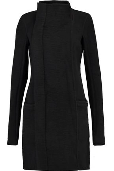 Shop Rick Owens Woman Cashmere Coat Black