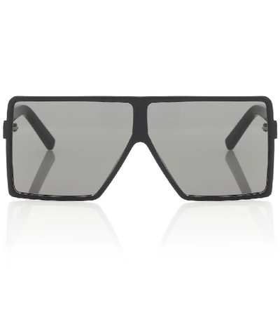 Shop Saint Laurent New Wave Betty Small Sunglasses In Black