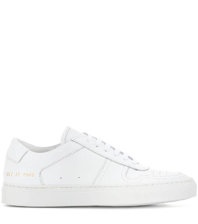 Shop Common Projects Bball Leather Sneakers In Female