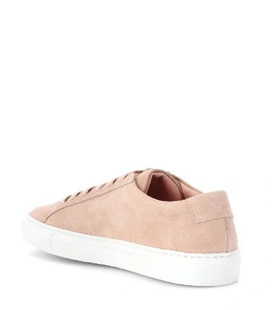 Shop Common Projects Original Achilles Leather Sneakers In Pink