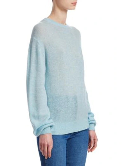 Shop Khaite Viola Cashmere Sweater In Sea Breeze