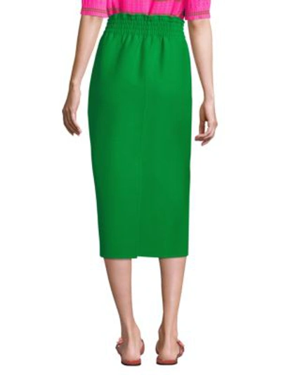 Shop Marc Jacobs Elastic Waist Pencil Skirt In Green