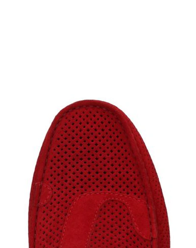 Shop John Galliano Loafers In Red