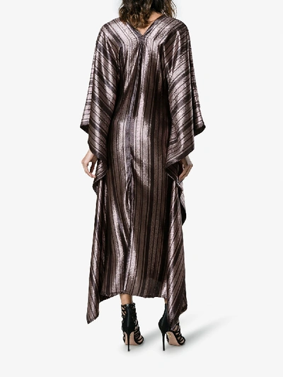 Shop Haney Silk Kaftan Maxi Dress In Black