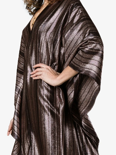 Shop Haney Silk Kaftan Maxi Dress In Black