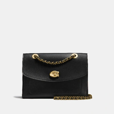 Shop Coach Parker In Black/brass