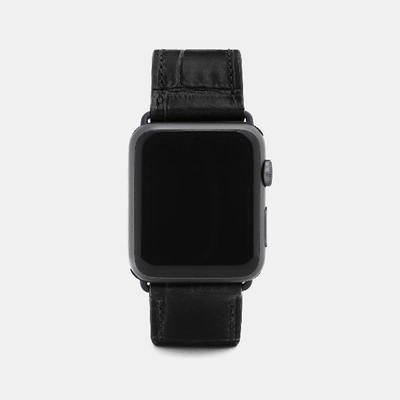 Shop Coach Apple Watch® Strap In Black