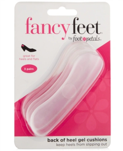 Shop Foot Petals Fancy Feet By  Back Of Heel Gel Cushions Shoe Inserts 3 Pairs Women's Shoes In Clear