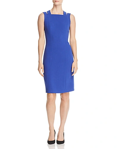 Shop Hugo Boss Daphima Crisscross-strap Dress - 100% Exclusive In Sailor Blue