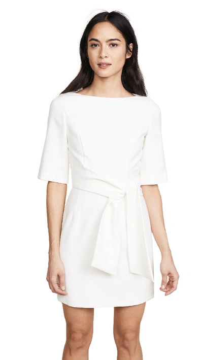 Shop Alice And Olivia Virgil Dress In Off White