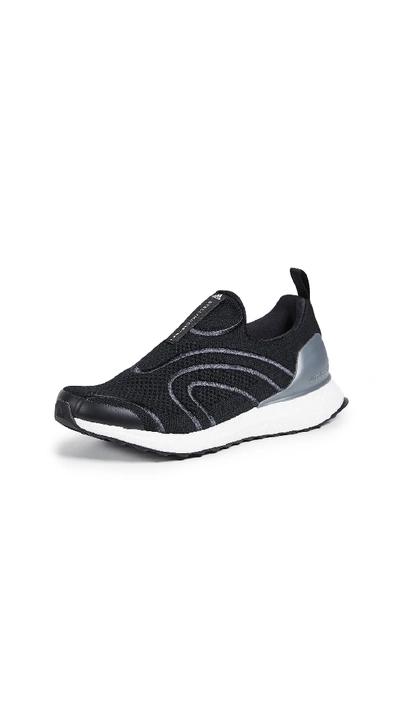 Shop Adidas By Stella Mccartney Ultraboost Uncaged Sneakers In Black/metallic/eggshell Grey