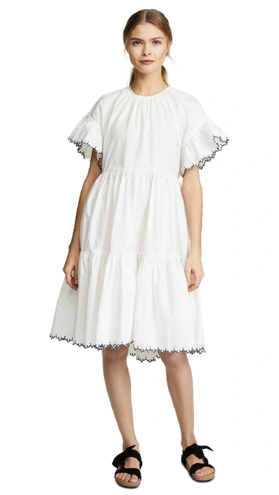 Shop Ulla Johnson Rosemarie Dress In Blanc