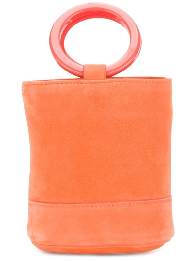 Shop Simon Miller Bonsai 15 Bucket Bag In Yellow & Orange