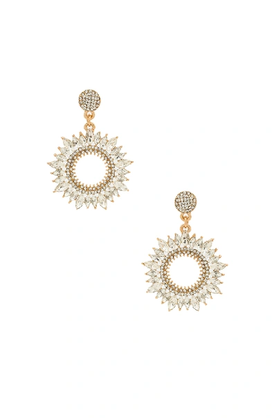 Shop Shashi Solar Earrings In Gold