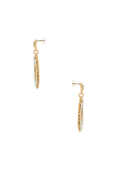 Shashi Solar Crystal-embellished Drop Earrings In Gold