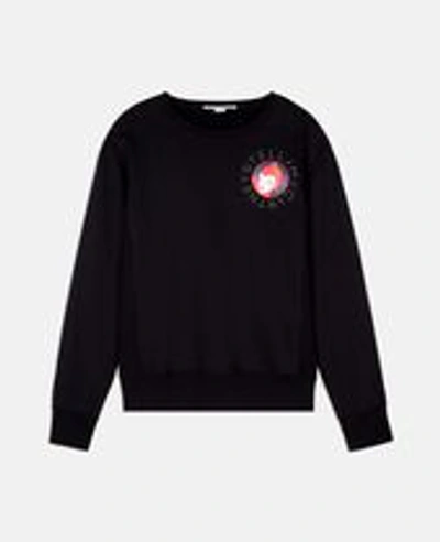 Shop Stella Mccartney Long Sleeved Sweatshirts In Black