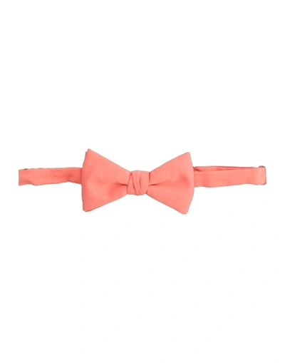 Shop Marc Jacobs Man Ties & Bow Ties Coral Size - Virgin Wool, Polyester