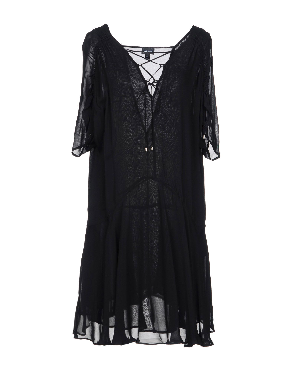 Just Cavalli Short Dress In Black | ModeSens