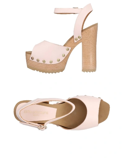 Shop Aldo Castagna Sandals In Light Pink