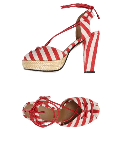 Shop Sonia Rykiel Sandals In Red
