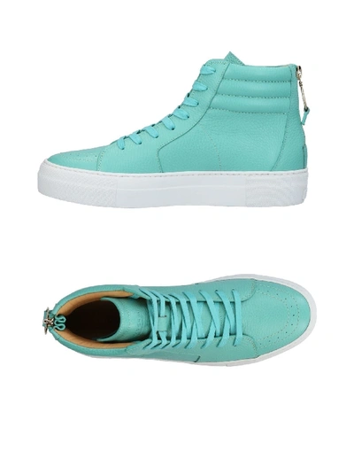 Shop Buscemi Sneakers In Turquoise