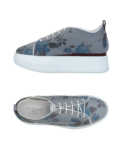 Shop Alberto Guardiani Sneakers In Light Grey