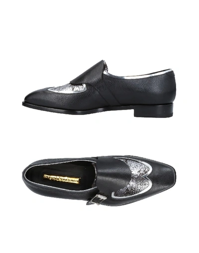 Shop Rupert Sanderson Loafers In Black