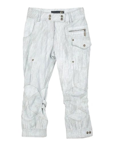 Shop Just Cavalli 3/4-length Shorts In Light Grey