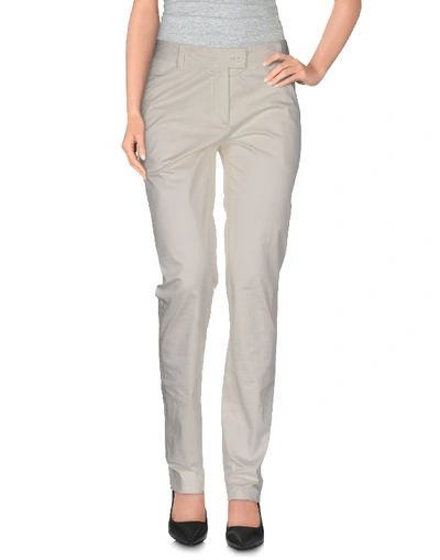 Shop Moschino Cheap And Chic Casual Pants In Ivory