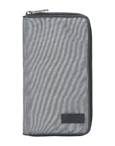 Shop Eastpak Wallet In Grey