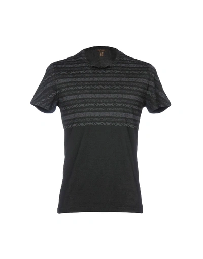 Shop Roberto Cavalli Beachwear T-shirts In Steel Grey