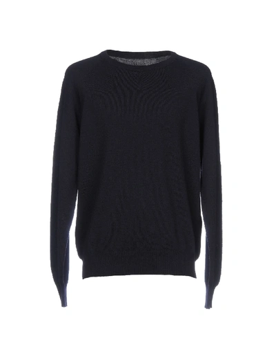 Shop Maison Margiela Sweater In Dark Blue