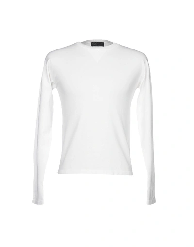 Shop Diesel Black Gold Sweater In White