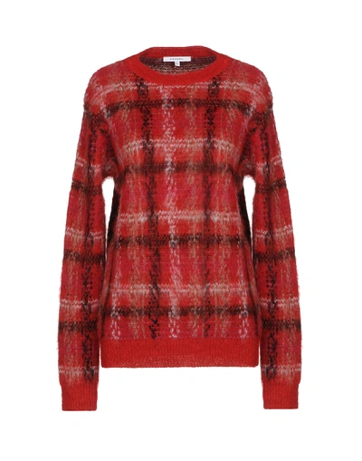 Shop Carven Sweater In Brick Red